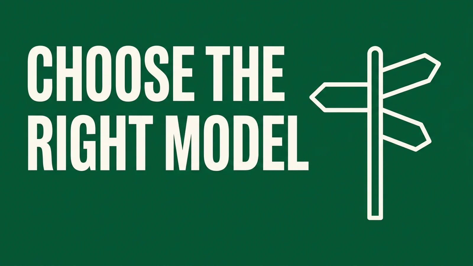 How to Choose a Model Per Task Instead of Defaulting to One
