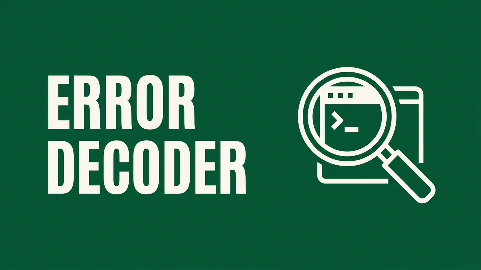 LLM API Error Decoder