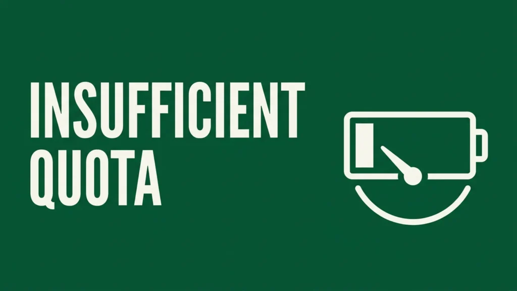 429 insufficient_quota: Why Retrying Never Fixes It