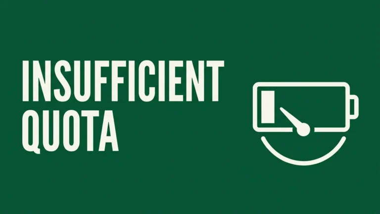 429 insufficient_quota: Why Retrying Never Fixes It