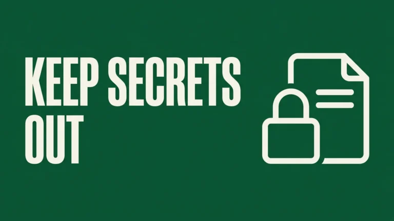 How to Keep Secrets Out of AI Prompts and Logs