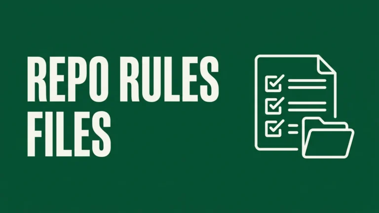How to Write a Repo Rules File Your AI Tool Will Follow