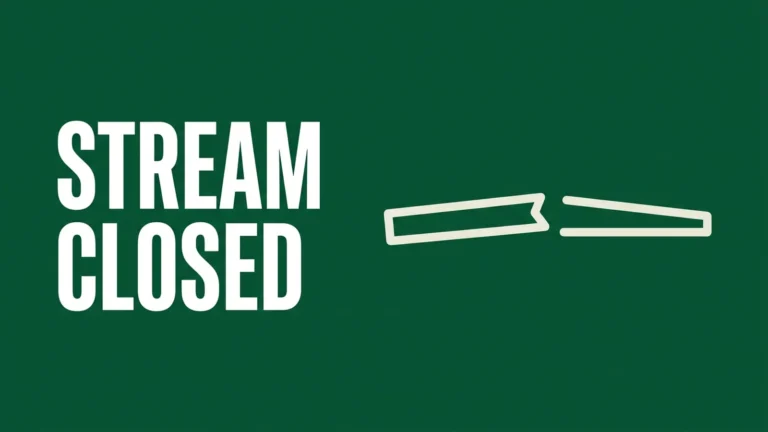 Streaming Connection Closed Mid-Response: How to Diagnose It
