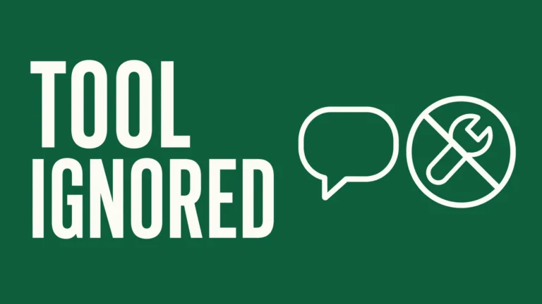 The Model Ignored the Tool and Answered in Prose