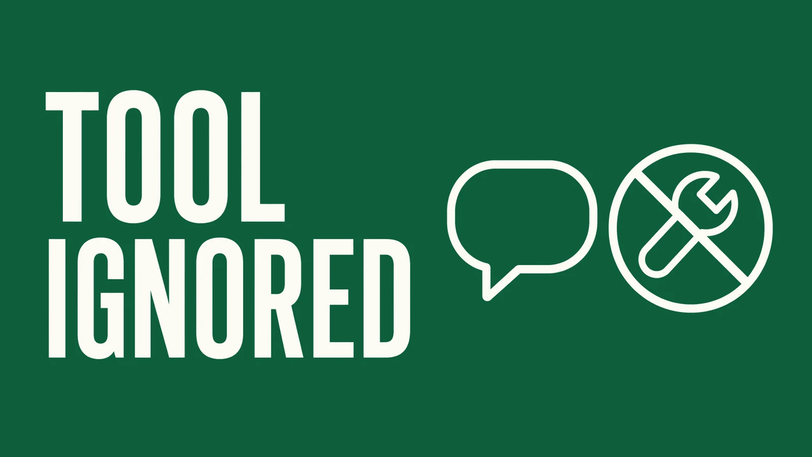 The Model Ignored the Tool and Answered in Prose